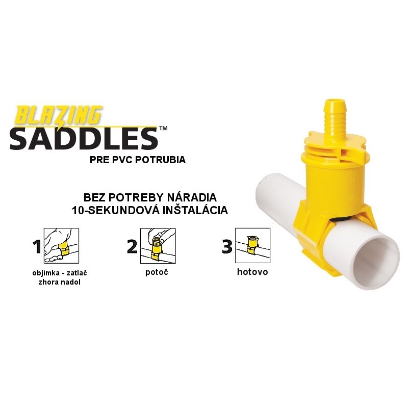 Samonavŕtavací pás EASY 25 mm s koncovkou na hadicu Swing Pipe