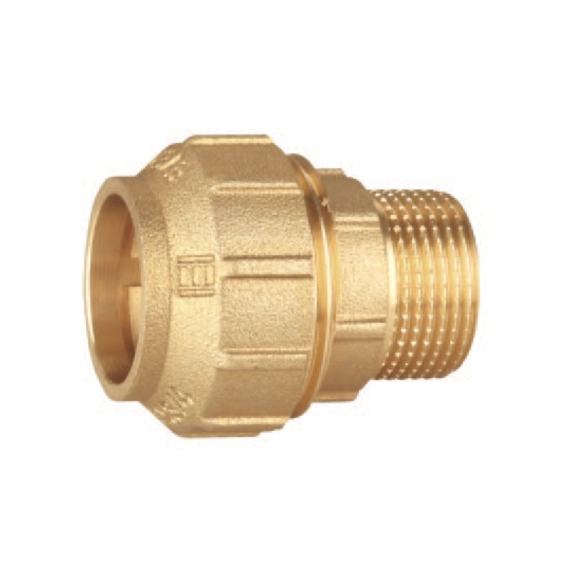 HDPE spojka s vonkajším závitom 25x3/4" - mosadz
