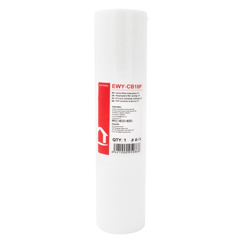 Filtračná vložka 10" Everline EWY-CB10P polypropylén - 1, 5, 10, 20 mcr