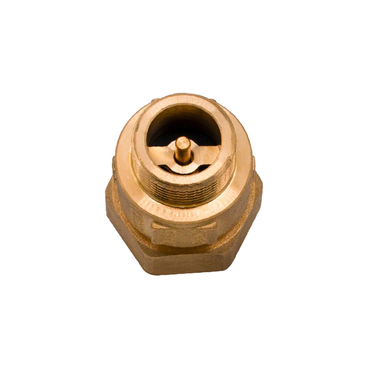 Mosadzné šróbenie k vodomeru so spätnou klapkou 3/4"x1" - PN10