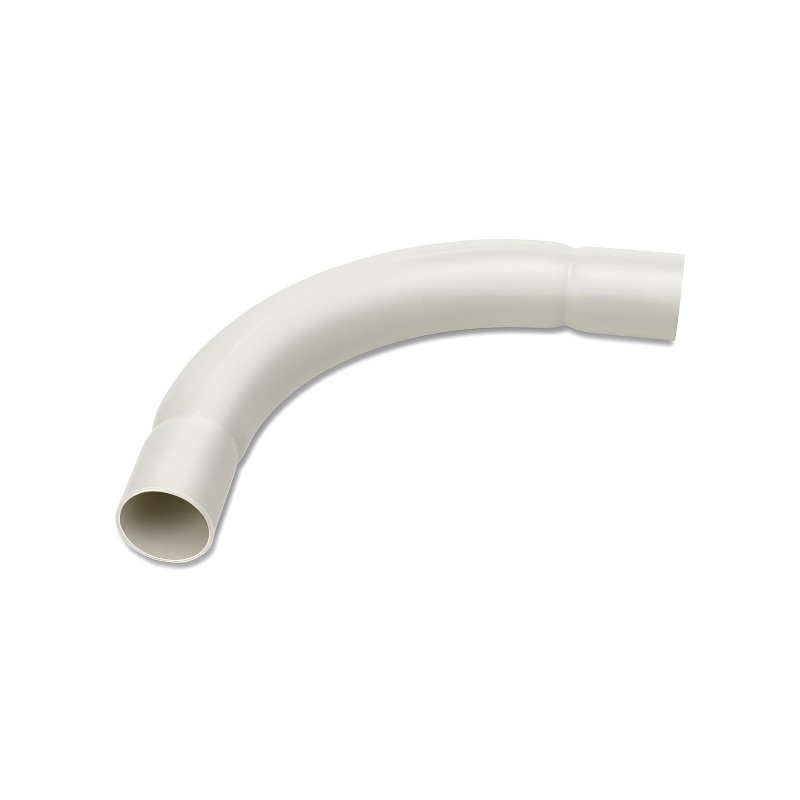 Koleno nasúvacie SB 20/90° PVC - svetlosivá